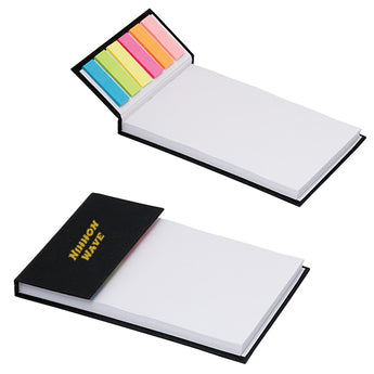 Black Notes Memopad With 150 Sticky Notes