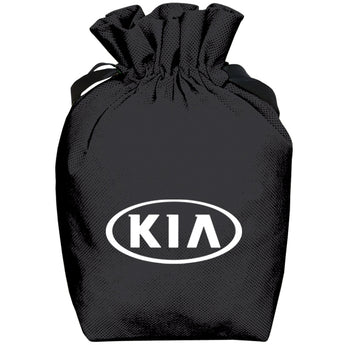 Black Non Woven Drawstring Pouch
