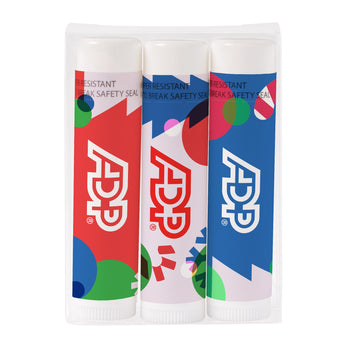 Clear 3 Pack Lip Balm grouped