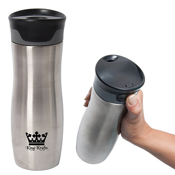 500 Ml. (17 Fl. Oz.) Leakproof Vacuum Travel Tumbler grouped