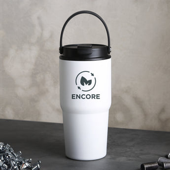 Phoenix Recycled Stainless Steel Flip Straw Tumbler grouped