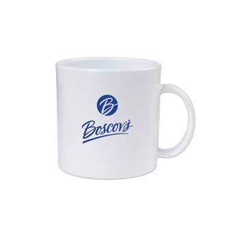 White 11 Oz. Plastic Mugs