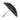 Black EXECUTIVE UMBRELLA: 48" Arc with Hook Handle