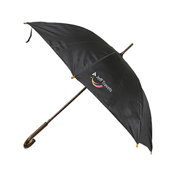 Black EXECUTIVE UMBRELLA: 48" Arc with Hook Handle