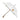 White EXECUTIVE UMBRELLA: 48" Arc with Hook Handle