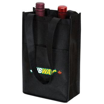 Non Woven Two Bottle Wine Bag grouped