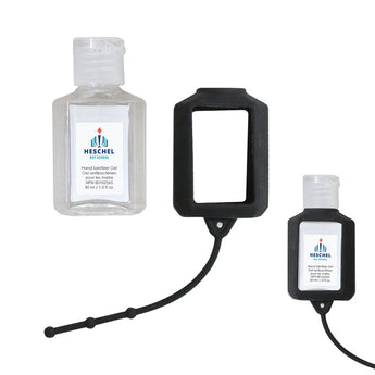 30 Ml. (1 Fl. Oz.) Hand Sanitizer With Silicone Holder grouped