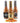 Gold Champagne Bottle with Candy Corn grouped