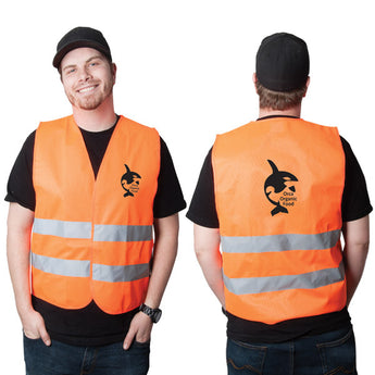 Reflective Orange Highviz Large Safety Vest