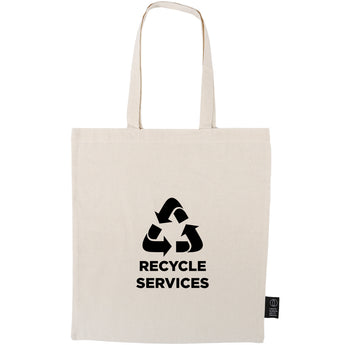 Savannah Cycle 6 oz Recycled Cotton Tote - Standard grouped