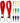 Silicone Wristband Keychain grouped