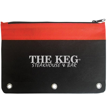 Black-Red Non Woven Pencil Case
