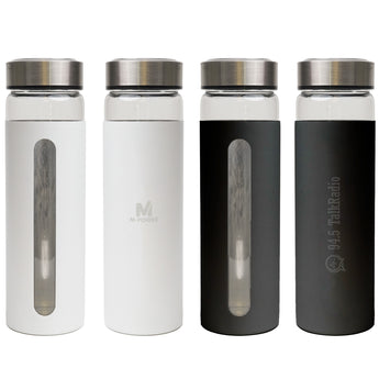 Rideau 600 Ml. (20 Fl.Oz.) Glass Bottle With Aluminum Sleeve grouped