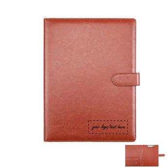 A4 Leather Padfolio Folder grouped