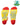 Multicolor ACE Life Is Short, Eat More Candy Dress Socks grouped