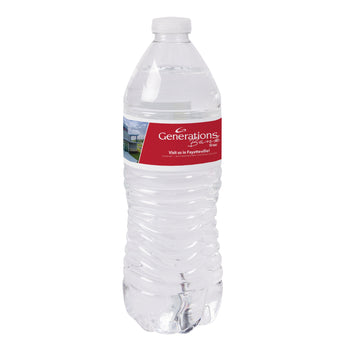 CLEAR Twist Off Cap Bottled Water grouped