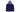 Purple White Acrylic Beanie with Pom Pom