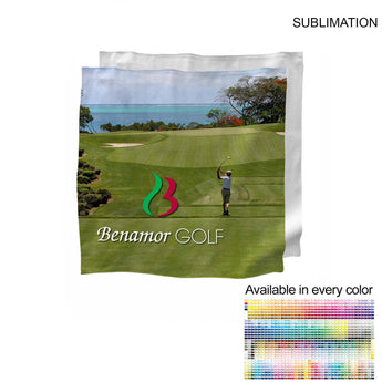 Microfiber Dri-Lite Suede Shammy Cooling Towel, 15x15, Sublimated Edge to Edge 1 side grouped