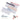 Matte Transparent Zipper Pencil Case grouped