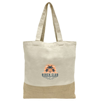 Quetico 8 Oz Cotton And Jute Tote Bag grouped