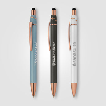 Orbit Spinner Metal Stylus Pen grouped