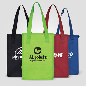 Cross Country - Non-Woven Insulated Lunch Tote Bag grouped