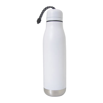 Matte White Burble 500 Ml. (17 Fl. Oz.) Stainless Steel Bottle