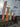 19' X-Large Feather Flag Kit, Full Color Graphics One Side, Outdoor Spike base and Bag Included grouped