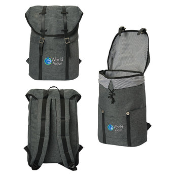 Grey Savannah Street Laptop Backpack