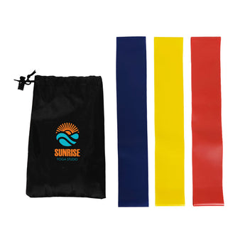 Treble Strength Resistance Band Set grouped