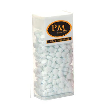 Clear Flip Top Tube with MicroMints® grouped