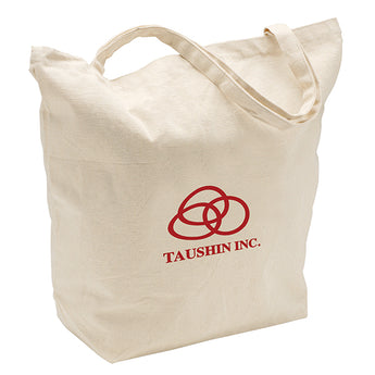 Natural 12 oz Cotton Canvas Tote Bag: 20" W x 17.5" H