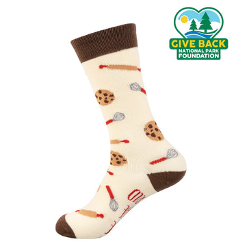 Multicolor ACE Bake The World A Better Place Dress Socks grouped