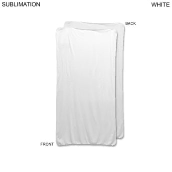 White Photo Blanket, Ultra Soft and Smooth Microfleece Blanket, 30x60, Sublimated with a Photo on 1 side