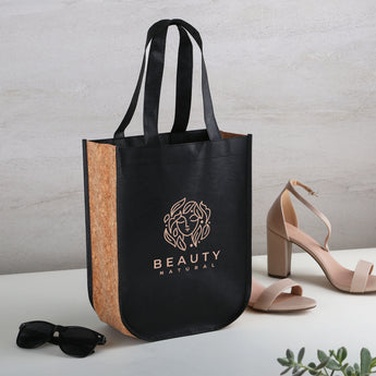Cork'd + Recycled Plastic Fashion Tote grouped