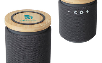 Bamboo Wireless Speaker & 10W Wireless Charger