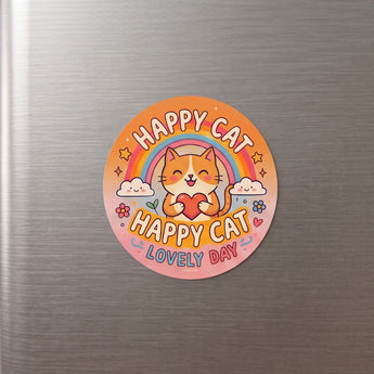 5" Custom Full Color Sticker Magnets grouped