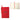 Red Lucca Pu Hard Cover Journal