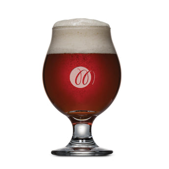 Belgian Beer Glass - Deep Etch