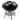 Black Cuisinart Outdoors® 14" Charcoal Grill plain