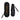 Black Elements 39" Recycled rPET Manual Mini Folding Umbrella