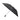 Black Elements 58" Recycled rPET Auto Open Travel Folding Umbrella plain