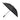 Black Elements 60" Recycled rPET Auto Open Dual Canopy Golf Umbrella plain