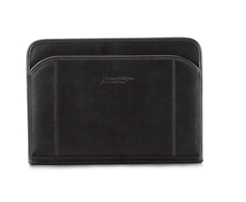 Black Global Leather Padfolio