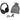 Black Hush Active Noise Cancellation Bluetooth Headphone
