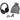 Black Hush Active Noise Cancellation Bluetooth Headphone