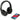 Black Hush Active Noise Cancellation Bluetooth Headphone