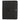 BLACK Pebble Grain Zippered Portfolio With Calculator grouped