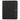 BLACK Pebble Grain Zippered Portfolio With Calculator plain grouped