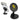Black Pillar Magnetic Collapsible Phone Stand with Magnetic Base